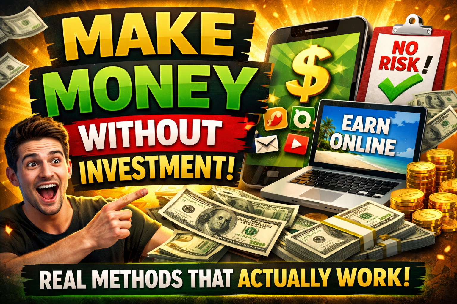 How to Earn Money Online Without Investment