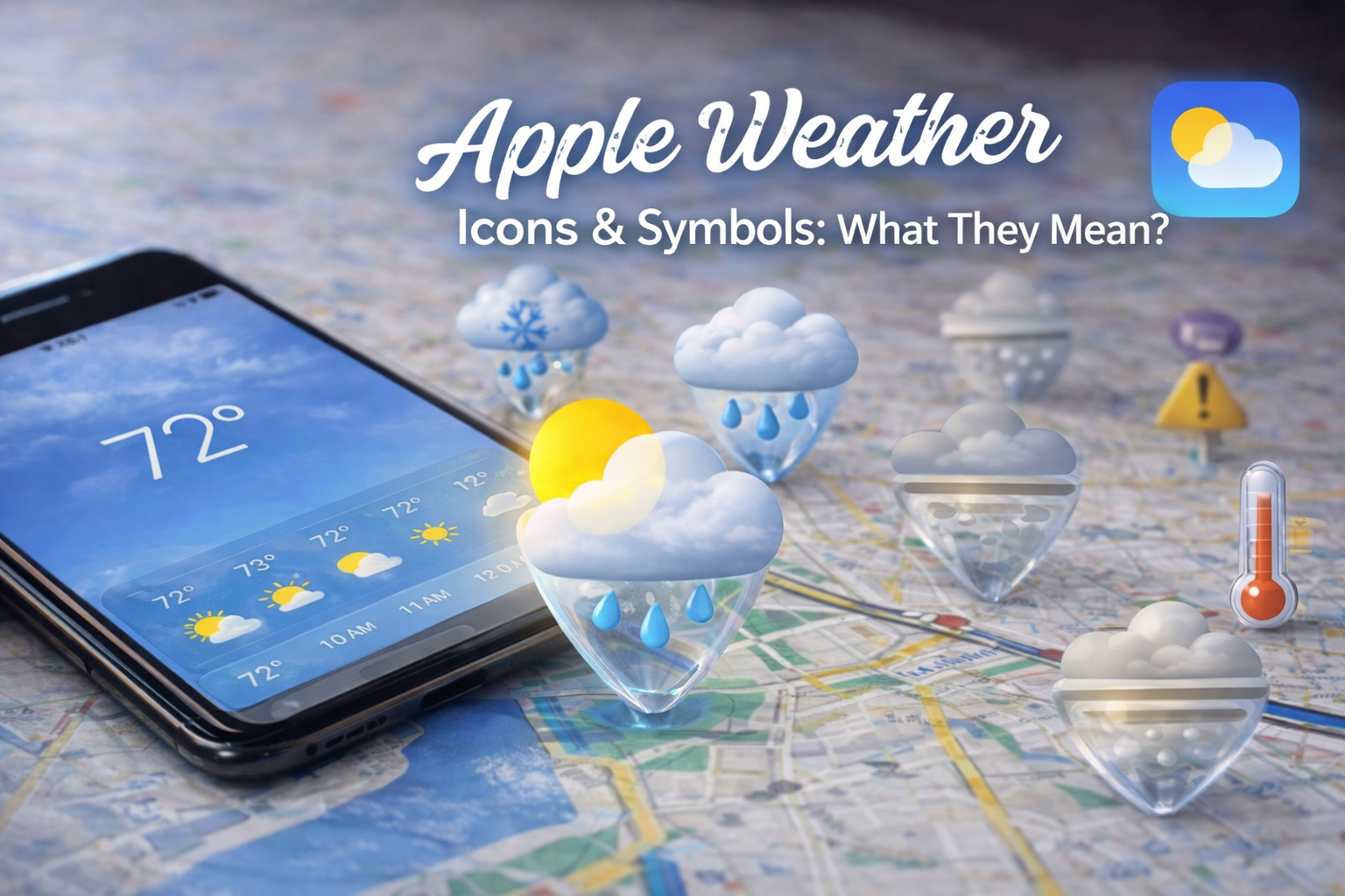 Apple Weather Icons Explained: What Each Symbol Means