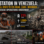 Devastation in Venezuela: Quake Toll Rises to 235 Dead, 1,500+ Wounded — Urgent Rescue Operations Underway